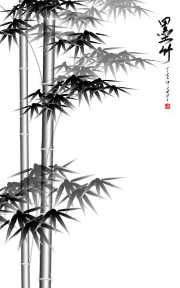 PhotoShop技巧:用PhotoShop画墨竹的技巧 PhotoShop技巧:用PhotoShop画墨竹的技巧