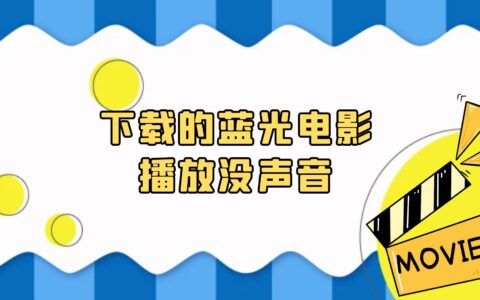 下载的蓝光电影播放没声音是什么原因