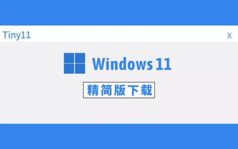 Windows11精简版下载，Tiny11安装教程