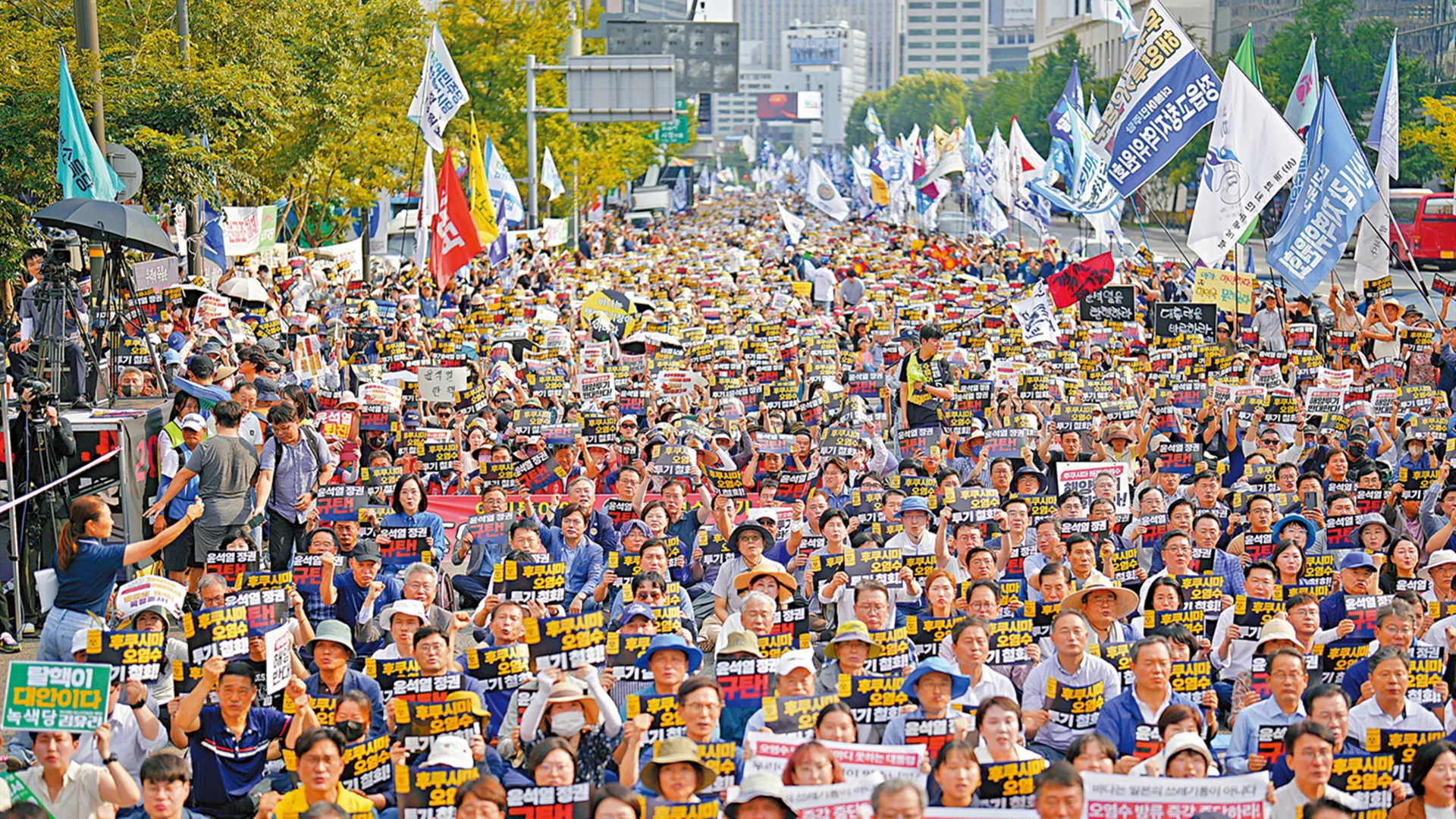 日本福岛核污水排海后，韩国在野党党首发声