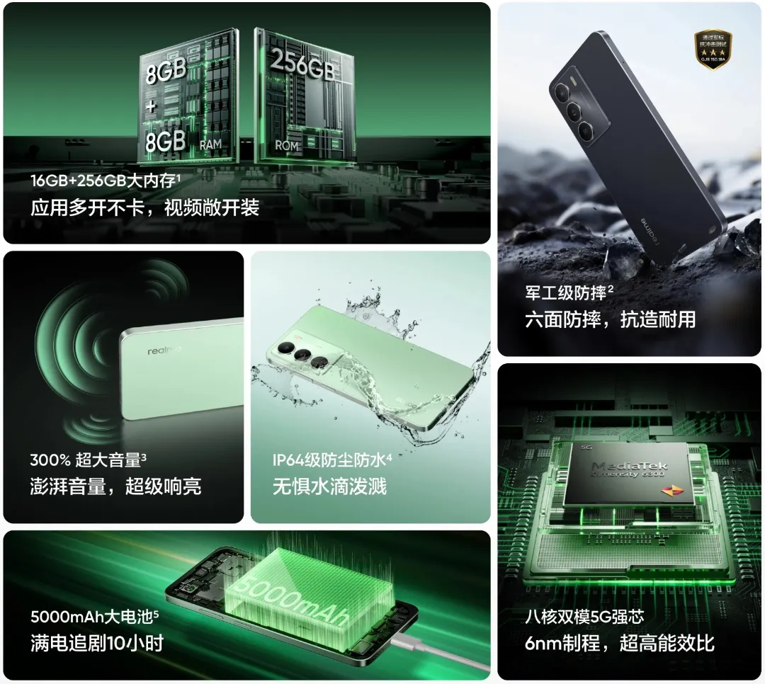 realme千元新机发布！真我14和V70手机你选谁？