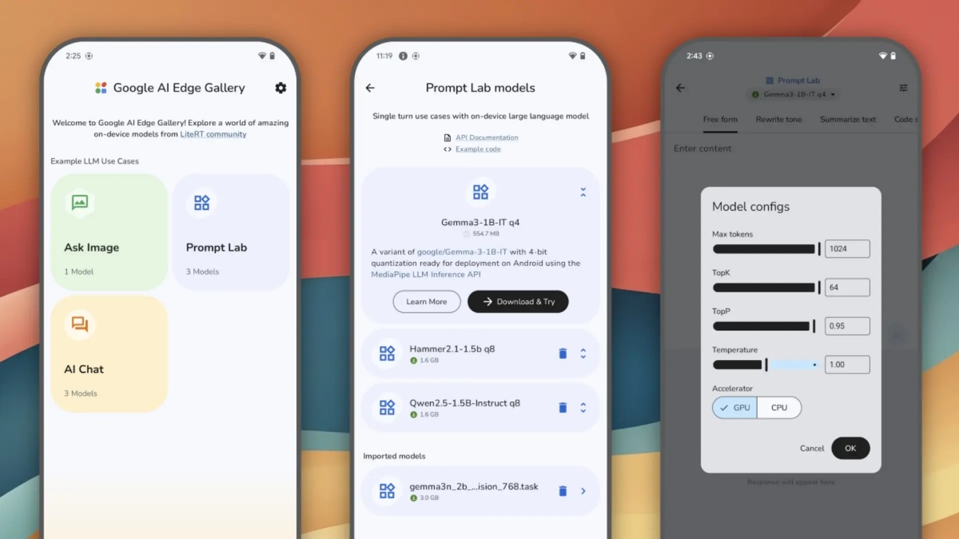 谷歌推出AI边缘应用库:Google AI Edge Gallery 谷歌推出AI边缘应用库:Google AI Edge Gallery