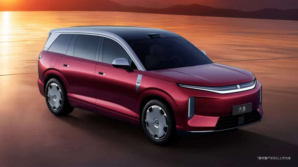 1000kW充电！比亚迪“大唐”官图炸出，5分钟400公里